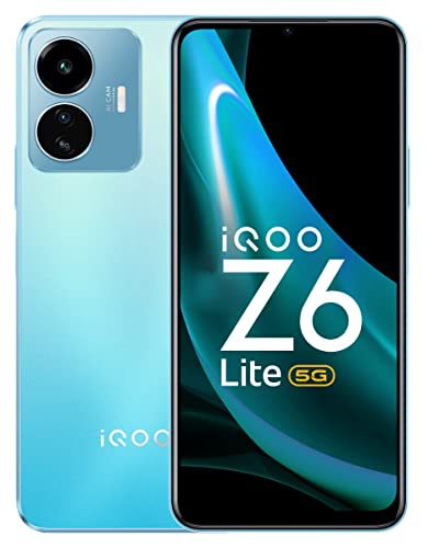 iQOO Z6 Lite 5G by vivo (Stellar Green, 6GB RAM, 128GB Storage) | World's First Snapdragon 4 Gen 1 | 120Hz Refresh Rate | 5000mAh Battery | Travel Adapter to be Purchased Separately