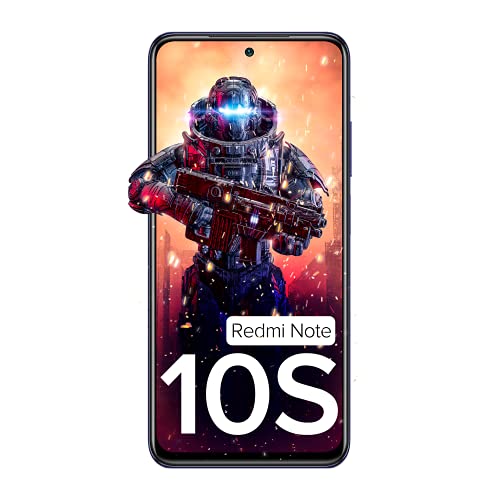 Redmi Note 10S (Deep Sea Blue, 8GB RAM,128 GB Storage) - Super Amoled Display | 64 MP Quad Camera | 6 Month Free Screen Replacement (Prime only) | Alexa Built in | 33W Charger Included