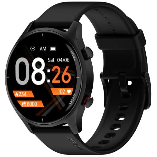 Noise Newly Launched Twist Bluetooth Calling Smart Watch with 1.38" TFT Biggest Display, Up-to 7 Days Battery, 100+ Watch Faces, IP68, Heart Rate Monitor, Sleep Tracking (Jet Black)
