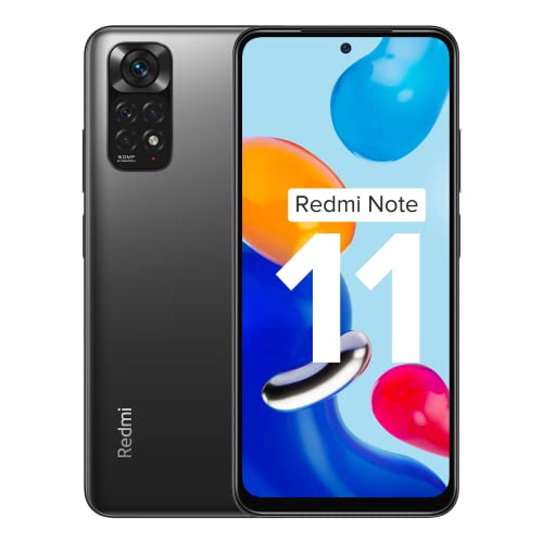 Redmi Note 11 (Space Black, 6GB RAM, 64GB Storage) | 90Hz FHD+ AMOLED Display | Qualcomm® Snapdragon™ 680-6nm | 33W Charger Included