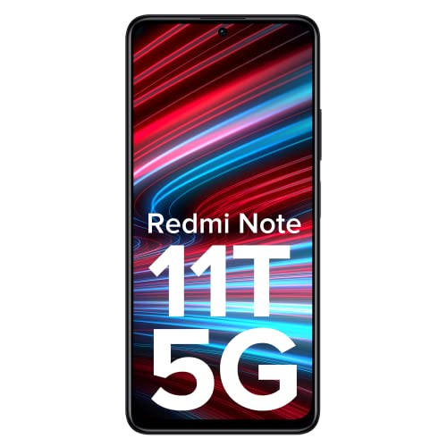 Redmi Note 11T 5G (Matte Black, 6GB RAM, 128GB ROM)| Dimensity 810 5G | 33W Pro Fast Charging | Charger Included | Additional Exchange Offers|Get 2 Months of YouTube Premium Free!