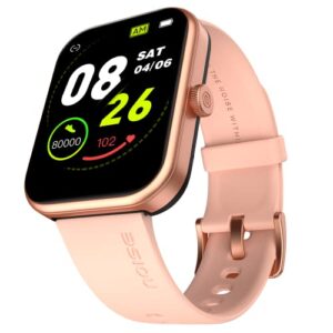 Noise Pulse 2 Max Advanced Bluetooth Calling Smart Watch with 1.85'' Display, 550 NITS Brightness, Smart DND, 10 Days Battery, 100 Sports Mode, Smart Watch for Men and Women - (Rose Pink)