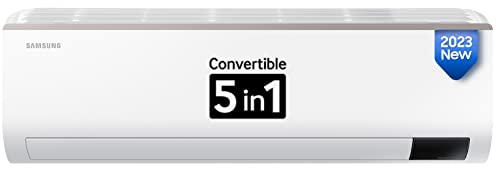 Samsung 1.5 Ton 3 Star Inverter Split AC (Copper, Convertible 5-in-1 Cooling Mode, Easy Filter Plus (Anti-Bacteria), 2023 Model AR18CYLZABE White)