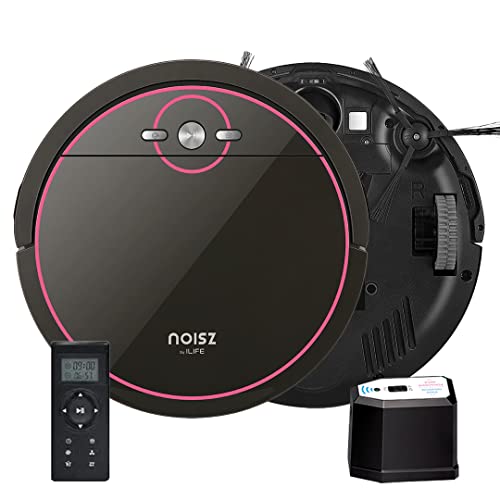 ILIFE S5 (V3s Pro with Electrowall) Robotic Vacuum Cleaner with MAX Mode,1500Pa Tangle-Free Suction, Slim, Automatic Self-Charging, Daily Schedule Cleaning, Ideal for Tiles, Hard Floor, Carpets