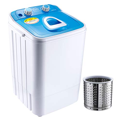 DMR Model No DMR 46-1218 Single Tub Portable Mini 4.6 Kg Washing Machine with 2 kg Steel Dryer Basket (Blue)