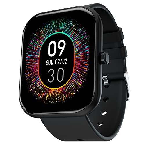 Fire-Boltt Dazzle Plus 1.83" Smartwatch Full Touch Largest Borderless Display & 60 Sports Modes (Swimming) with IP68 Rating, Sp02 Tracking, Over 100 Cloud Based Watch Faces