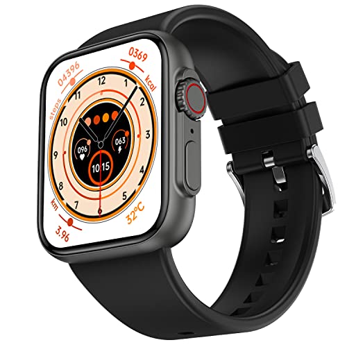 Fire-Boltt Gladiator 1.96" Biggest Display Smart Watch with Bluetooth Calling, Voice Assistant &123 Sports Modes, 8 Unique UI Interactions, SpO2, 24/7 Heart Rate Tracking