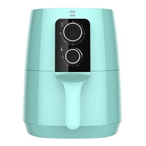INALSA Mellerware Air Fryer 4L MWAF 02- 1400W with Smart Rapid Air Technology|Timer Selection And Fully Adjustable Temperature Control, (Teal), Medium (MWAF 02-Manual)