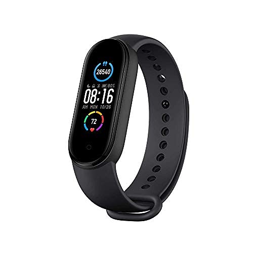 (Renewed) MI Women's Smart Band 5 India's No. 1 Fitness Band, 1.1-inches AMOLED Color Display, Magnetic Charging, 2 Weeks Battery Life, Personal Activity Intelligence (PAI), Health Tracking (Black)