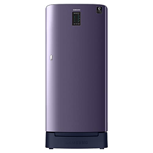Samsung 198 L 4 Star Digital Inverter Single Door Refrigerator (RT21A2D2XUT/HL, Digi-Touch Cool, Base Stand with Drawer, Pebble Blue, Medium, 2022 Model)