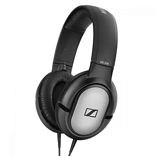 Sennheiser HD 206 507364 Wired Over Ear Headphones Without Mic (Black)