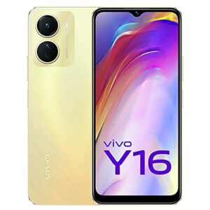 Vivo Y16 (Drizzling Gold, 3GB RAM, 64GB Storage) with No Cost EMI/Additional Exchange Offers