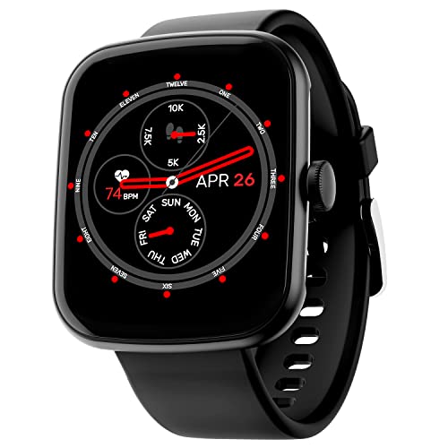 boAt Wave Style with 1.69" Square HD Display, HR & SpO2 Monitoring, 7 Days Battery Life, Multiple Watch Faces, Crest App Health Ecosystem, Multiple Sports Modes, IP68(Active Black)