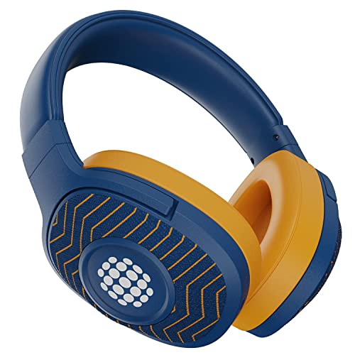 boAt Rockerz 558 Sunburn Edition with 50MM Drivers, 20 Hours Playback, Physical Noise Isolation and Soft Padded Earcups Over Ear Wireless Headphone(Jazzy Blue)
