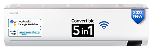 Samsung 2 Ton 3 Star Wi-fi Enabled Inverter Split AC (Copper, Convertible 5-in-1 Cooling Mode, Anti-bacterial Filter, 2023 Model AR24CYLZABE White)
