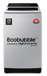 Samsung 7 Kg Inverter 5 Star Fully-Automatic Top Load Eco Bubble Washing Machine (WA70BG4441YYTL, Bubble Storm Technology, Lavender Gray)