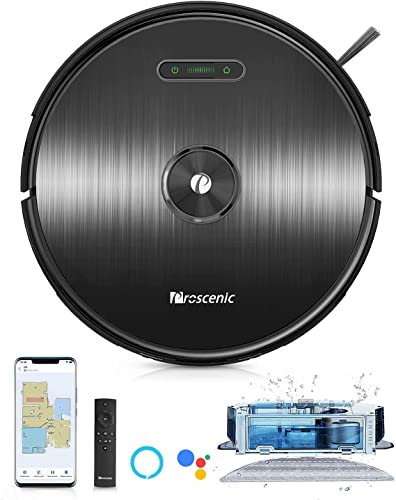 Proscenic M8 Smart Robotic Vacuum Cleaner with Lidar Navigation | 3-in-1 Professional Multi-Floor Mopping with 3000Pa Strong Suction | WiFi, Alexa, APP Connected | Ideal for Carpet, Hardfloor, Pet Hair