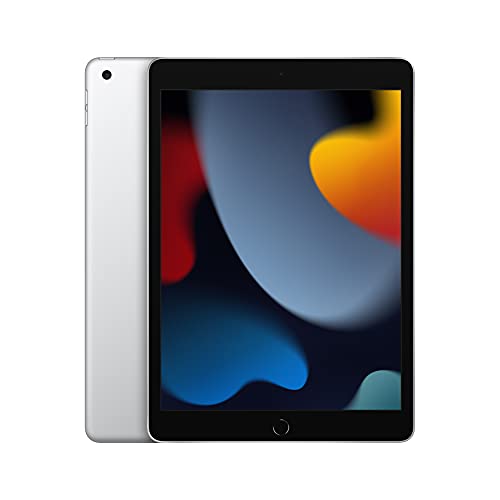 Apple 2021 10.2-inch (25.91 cm) iPad with A13 Bionic chip (Wi-Fi, 64GB) - Silver (9th Generation)
