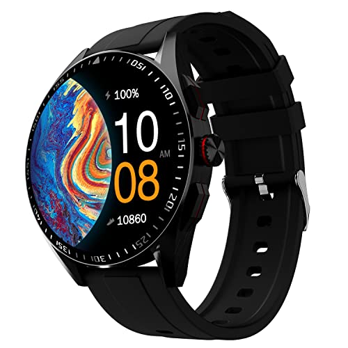 Fire-Boltt Invincible Plus 1.43" AMOLED Display Smartwatch with Bluetooth Calling, TWS Connection, 300+ Sports Modes, 110 in-Built Watch Faces, 4GB Storage & AI Voice Assistant