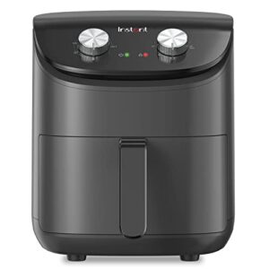 Instant Pot Air Fryer, Vortex 4 Litre Essential, 360 Degree EvenCrisp Technology, Uses 95 % less Oil, Nonstick and Dishwasher-Safe Basket, Fast Cooking, Easy-to-Use, Includes Free App with over 100 Recipes (Vortex 4 Litre)