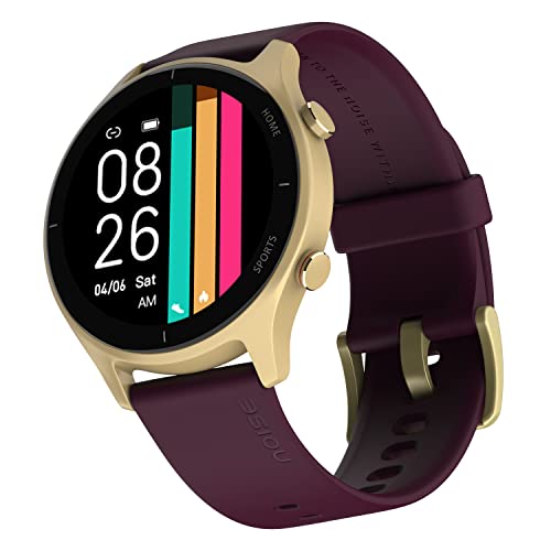 Noise Newly Launched Twist Bluetooth Calling Smart Watch with 1.38" TFT Biggest Display, Up-to 7 Days Battery, 100+ Watch Faces, IP68, Heart Rate Monitor, Sleep Tracking (Rose Wine)