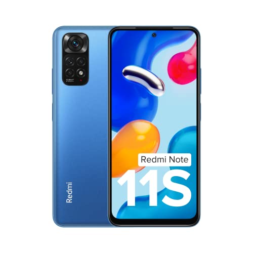Redmi Note 11S (Horizon Blue, 6GB RAM, 128GB Storage)|108MP AI Quad Camera | 90 Hz FHD+ AMOLED Display | 33W Charger Included | Additional Exchange Offers|Get 2 Months of YouTube Premium Free!