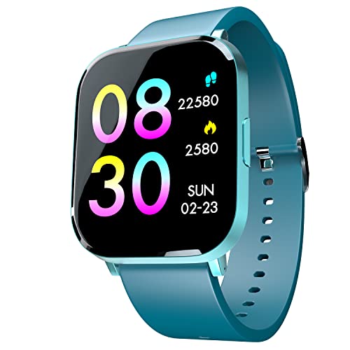 Fire-Boltt Ninja 2 Max 1.5 inches(3.9cm) Full Touch Display Smartwatch with SpO2, Heart Rate Tracking 20 Sports Mode Sleep Monitor, Camera Music Control, IP68 Dust Sweat Resistance (Dark Green, L)