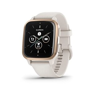 Garmin Venu Sq 2 - Music Edition, GPS Smartwatch, All-Day Health Monitoring, Long-Lasting Battery Life, AMOLED Display Peach Gold