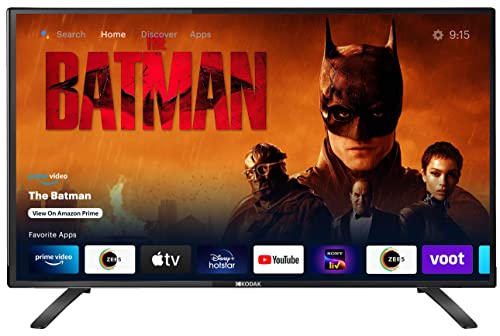 Kodak 80 cm (32 inches) HD Ready Certified Android LED TV 32HDX7XPRO (Black)