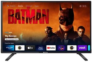 Kodak 98 cm (40 inches) Full HD Certified Android LED TV 40FHDX7XPRO (Black)