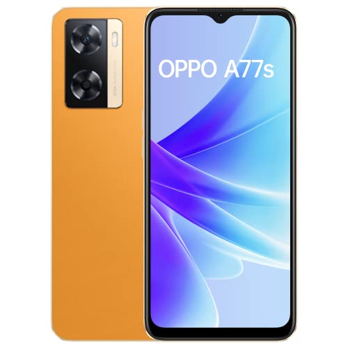 Oppo A77s (Sunset Orange, 8GB RAM, 128 Storage) with No Cost EMI/Additional Exchange Offers