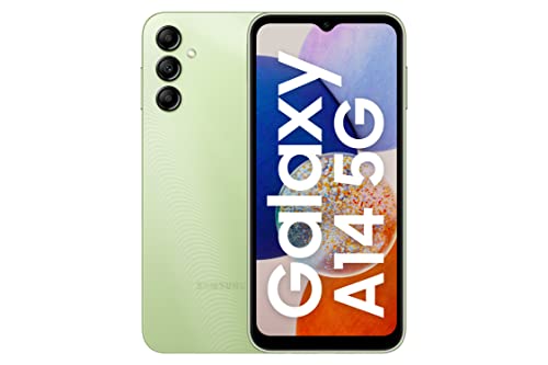 Samsung Galaxy A14 5G (Light Green, 6GB, 128GB Storage) | Triple Rear Camera (50 MP Main) | Upto 12 GB RAM with RAM Plus | Travel Adapter to be Purchased Separately