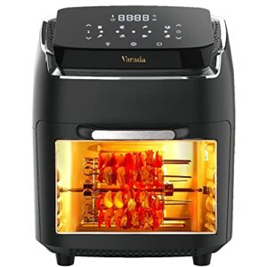 Varada Max XL Air Fryer 12 Litre Large Capacity Air Fryer , 8-in-1 Electric Air Fryer Toaster dehydrator for Oil-Less Air Frying Cooking, with Dried Fruit Function, Large LED Digital Touch Screen , and Overheat Protection