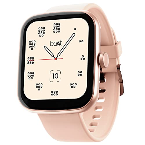 boAt Wave Style with 1.69" Square HD Display, HR & SpO2 Monitoring, 7 Days Battery Life, Multiple Watch Faces, Crest App Health Ecosystem, Multiple Sports Modes, IP68(Beige)