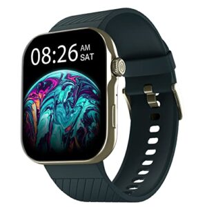 Noise Newly Launched ColorFit Ultra 3 Smart Watch with Silicon Strap, 1.96" AMOLED Display, Bluetooth Calling, Metallic Build, Functional Crown, Gesture Control (Teal Blue)