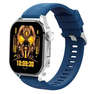 Fire-Boltt Emperor AMOLED 1.96" Display, Bluetooth Calling Smartwatch, AI Voice Assistant, 100+ App Based Sports Modes, Rotating Crown with Always On Display (Blue)