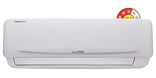 Lloyd 1.5 Ton 3 Star Fixed Speed Split Air Conditioner With PM 2.5 Air Filter & Anti Viral Dust Filter Smart 4-way Swing (Copper, 2023 model - GLS18C3YWADS, White)