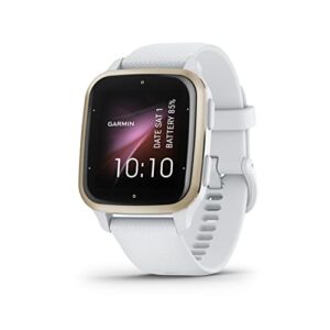 Garmin Venu Sq 2 GPS Smartwatch, All-Day Health Monitoring, Long-Lasting Battery Life, AMOLED Display Cream Gold