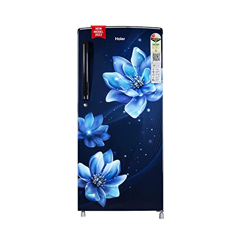 Haier 185L 2 Star Direct Cool Single Door Refrigerator (HED-19TMF-N, Marine Peony)