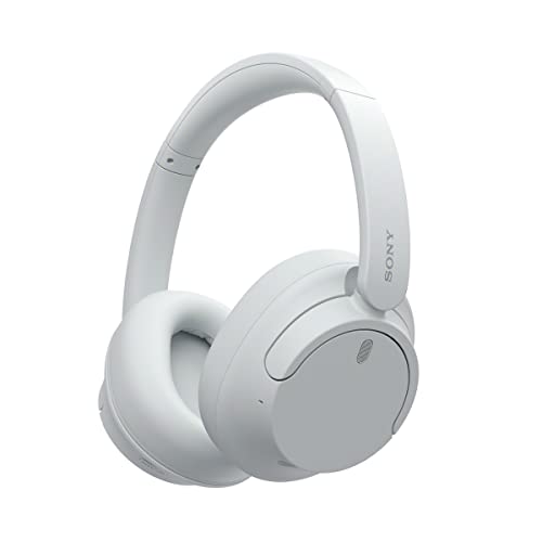 Sony WH-CH720N, Wireless Over-Ear Active Noise Cancellation Headphones with Mic, up to 50 Hours Playtime, Multi-Point Connection, App Support, AUX & Voice Assistant Support for Mobile Phones (White)