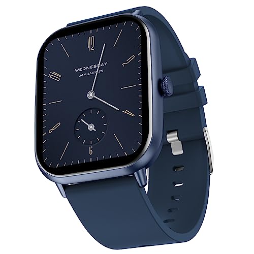 Fire-Boltt Newly Launched Ninja Call Pro Max 2.01” Display Smart Watch, Bluetooth Calling, 120+ Sports Modes, Health Suite, Voice Assistance (Blue)