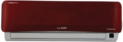Lloyd 1.5 Ton 3 Star Inverter Split AC (5 in 1 Convertible, Copper, Anti-Viral + PM 2.5 Filter, 2023 Model, Red, GLS18I3FRCEV)