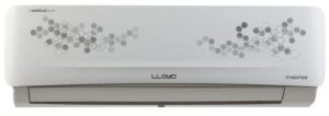 Lloyd 1.5 Ton 5 Star Inverter Split AC (5 in 1 Convertible, Copper, Anti-Viral + PM 2.5 Filter, 2023 Model, White with Chrome Deco Strip, GLS18I5FWGCA)