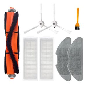 Reverbo Replenishment Kit | Replacement Parts | Accessories Compatible with Mi Robot Vacuum-Mop 2i & 2 Pro | Filters, Main Roller Bristle Brush, Mop Cloths, Side Spinning Brushes and Cleaning Tool