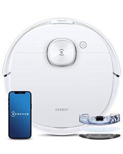 ECOVACS DEEBOT N8 PRO PLUS 2-in-1 Robotic Vacuum Cleaner plus Auto Empty Station, OZMO Mopping, Intelligent dToF Mapping Technology, 2300 Pa Strong Suction, Smart App Enabled, Google Assistant & Alexa