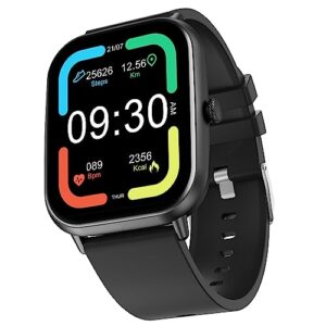 Fire-Boltt Newly Launched Ninja Call Pro Max 2.01” Display Smart Watch, Bluetooth Calling, 120+ Sports Modes, Health Suite, Voice Assistance (Black)