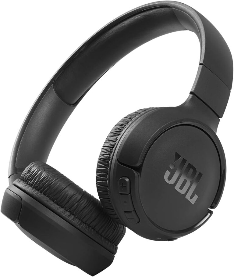 JBL Tune 510BT, On Ear Wireless Headphones with Mic, up to 40 Hours Playtime, Pure Bass, Quick Charging, Dual Pairing, Bluetooth 5.0 & Voice Assistant Support for Mobile Phones (Black)