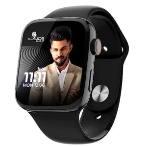 Kratos SW15 Smart Watch for Men and Women with Bluetooth Calling, 1.85" HD Display, IP67 Water Resistant, Long Battery Life, 25+ Sport Modes,SpO2 & Health Monitoring, Smart Watch with 200+ Watch Face