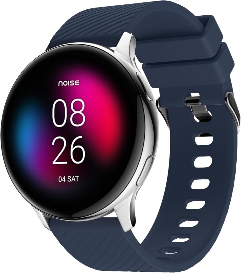 Noise Newly Launched NoiseFit Vortex with 1.46" AMOLED Display Bluetooth Calling Smart Watch, IP68 Rating, Metallic Build & High Resolution Smartwatch for Men & Women (Space Blue)