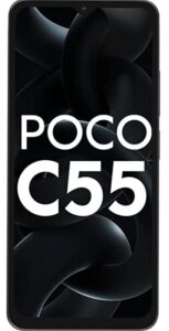 Poco C55 (Power Black, 128 GB) (6 GB RAM)